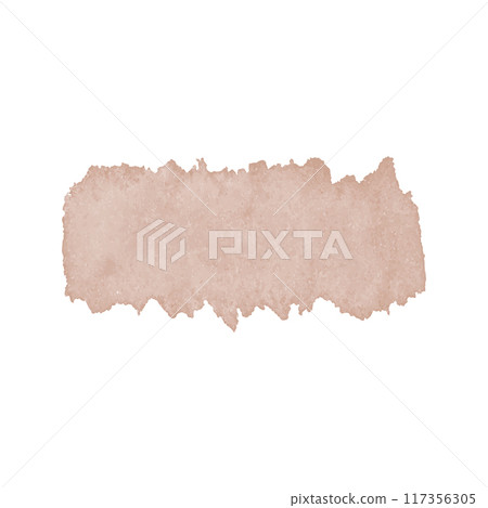 Pastel burgundy watercolor blot background. Subtle brush stroke abstract shape 117356305