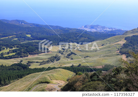 從細野高原看到的東伊豆町稻取港 3 117356327