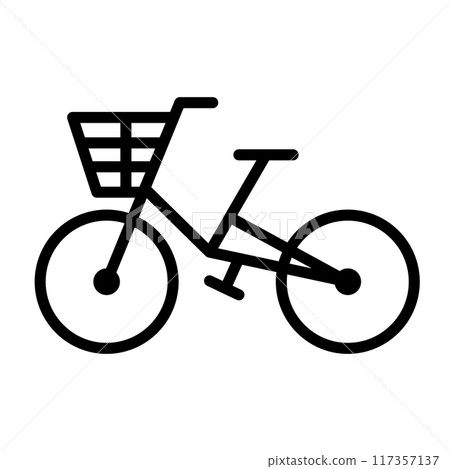 Mamachari bicycle icon 117357137