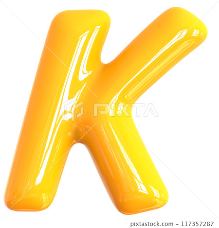 Font With Number 3D Render 117357287