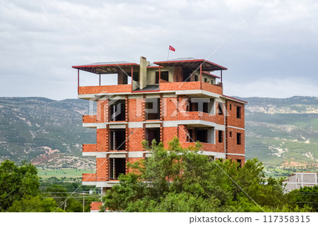 Construction of high rise residential buildings. 117358315