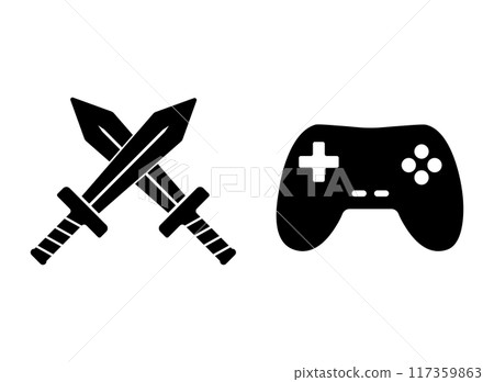 Battle controller icon Battle controller icon 117359863
