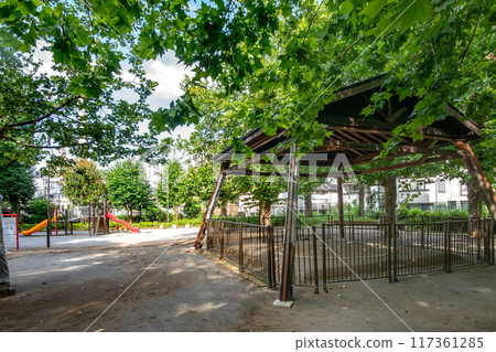 東京澀谷區冰川之森公園與相撲場 117361285