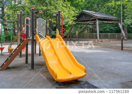 Hikawanomori Park and sumo ring in Shibuya Ward, Tokyo Hikawanomori Park and sumo ring in Shibuya Ward, Tokyo 117361289