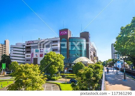 Chiba cityscape in Japan - View of Kamatori Station in Midori Ward, Chiba City, Chiba Prefecture Chiba cityscape in Japan - View of Kamatori Station in Midori Ward, Chiba City, Chiba Prefecture 117361290