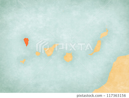 Map of Canary Islands - La Palma 117363156