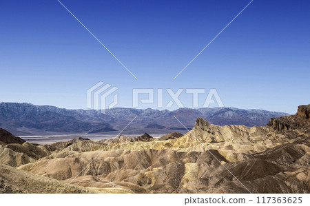 Zabriskie point, death valley, california, usa Zabriskie point, death valley, california, usa 117363625