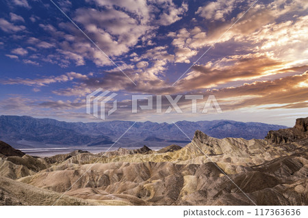 Zabriskie point, death valley, california, usa Zabriskie point, death valley, california, usa 117363636