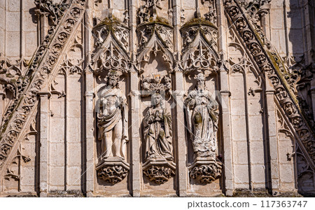 Exteriors of the abbey, Saint Riquier, Somme, France 117363747