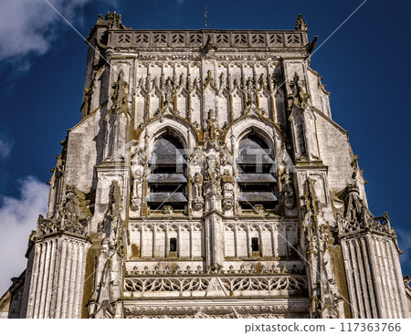 Exteriors of the abbey, Saint Riquier, Somme, France 117363766