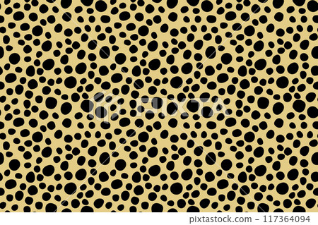 Small dash pattern. Seamless minimal dash pattern, small elements on yellow background. Small dash pattern. Seamless minimal dash pattern, small elements on yellow background. 117364094