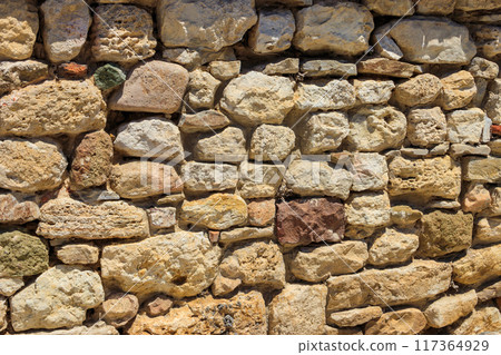 Background of the stone wall 117364929