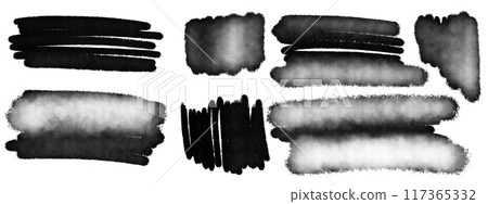 Set of different pencil marker ink black scribble doodle hand drawn speech bubbles arrows signs figures shapes isolated on white background Set of different pencil marker ink black scribble doodle hand drawn speech bubbles arrows signs figures shapes isolated on white background 117365332
