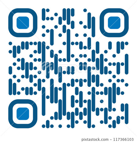 QR code design element, vector illustration 117366103