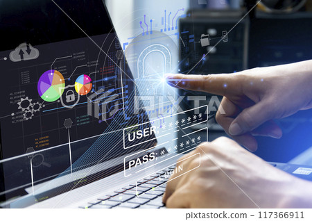 Security concept of social networks and international communication in business and technology 117366911