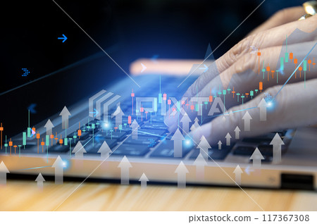 Long-term investment ideas, profits from stocks and crypto bull market trading. 117367308