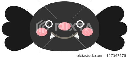 Kid hand drawn cute trick or treat candy happy halloween spooky monster candy Kid hand drawn cute trick or treat candy happy halloween spooky monster candy 117367376