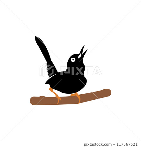 beautiful songbird icon beautiful songbird icon 117367521