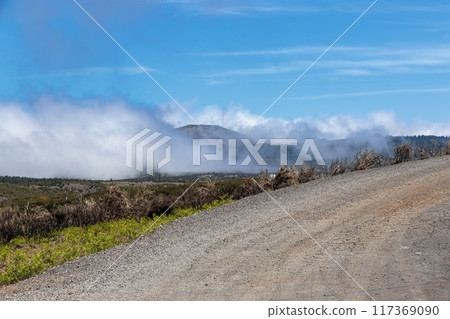 Landscape around the Barragem do Pico da Urze reservoir on the island of Madeira 117369090
