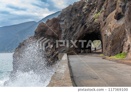 The coastal village of Ribeira da Janela on the island of Madeira 117369100