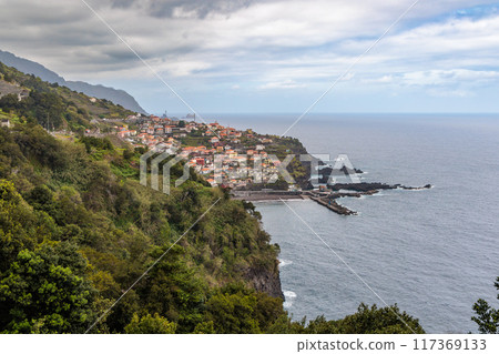 View from the viewpoint of the city of Seixal on Madeira Island View from the viewpoint of the city of Seixal on Madeira Island 117369133