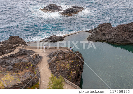A natural swimming pool in Seixal, Madeira Island A natural swimming pool in Seixal, Madeira Island 117369135