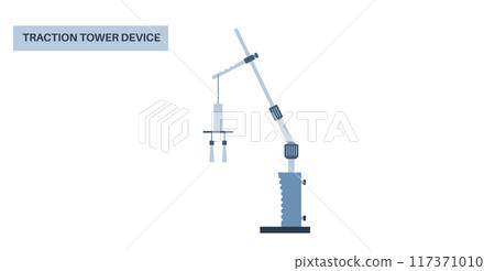 Traction tower device 117371010