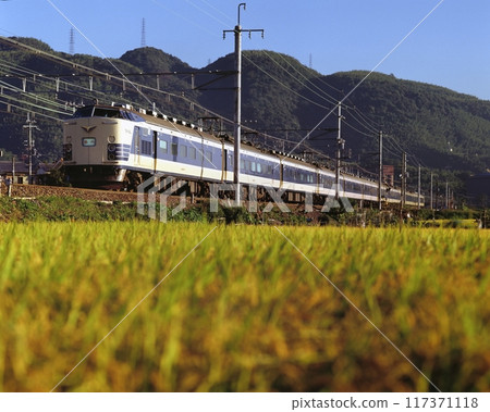 JNR鐵道列車臥舖特快列車稻保山崎機車581 117371118