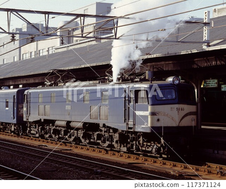 JNR Railway Train Baggage Winter SG Steam Locomotive EF58 Gohachi 117371124