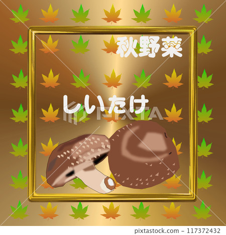 I drew an original picture of shiitake mushrooms. I drew an original picture of shiitake mushrooms. 117372432