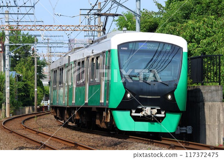 [靜岡鐵道]A3000型～自然綠～（靜岡清水線：古莊～長沼） 117372475