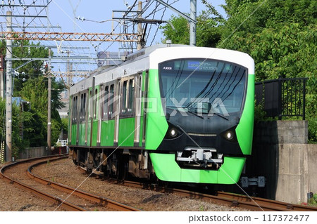 [靜岡鐵道]A3000型～Fresh Green～（靜岡清水線：古莊～長沼） 117372477