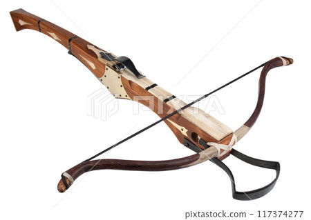 vintage medieval crossbow vintage medieval crossbow 117374277
