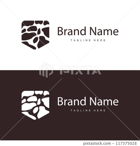 Stone Vector Logo, Stone Design Balance Milestone Vector Templet Symbol Illustration Stone Vector Logo, Stone Design Balance Milestone Vector Templet Symbol Illustration 117375028