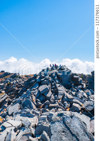 Climbing Mt. Chokai in autumn: Summit (Shinzan) 117376611