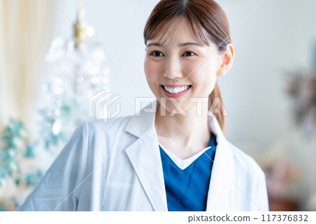 Female doctor at Women's Clinic Female doctor at Women's Clinic 117376832