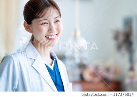 Female doctor at Women's Clinic Female doctor at Women's Clinic 117376834