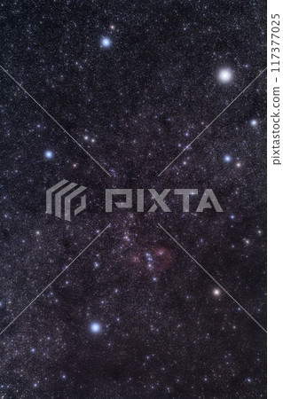 Nebulae and star clusters in Auriga 117377025