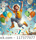 A boy who is pleased 117377077