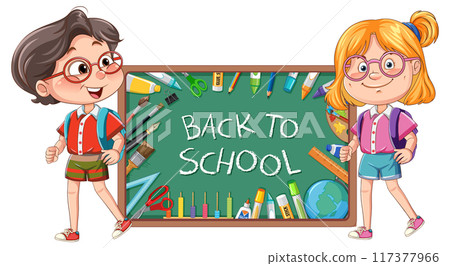 Back to School Illustration 117377966