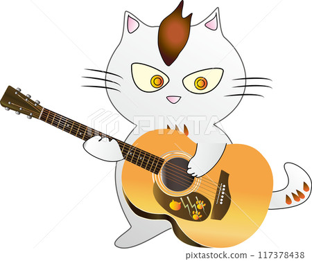 白貓彈吉他 117378438