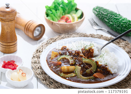 Bitter melon curry (summer vegetable curry) Bitter melon curry (summer vegetable curry) 117379191