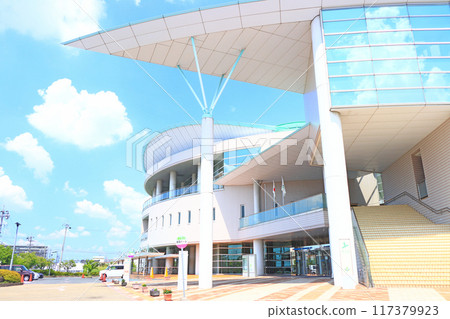 愛知縣北名古屋市北名古屋市健康巨蛋風景 愛知縣北名古屋市北名古屋市健康巨蛋風景 117379923