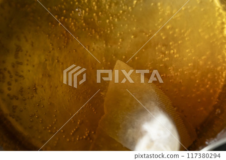 Boil the soup stock pack 117380294