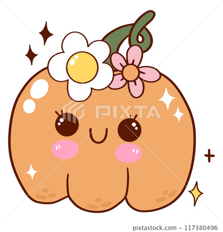Cute pumpkin halloween Cute pumpkin halloween 117380496