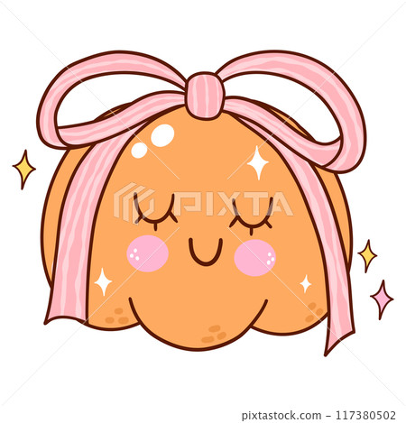 Cute pumpkin halloween 117380502