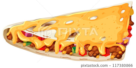 Cheesy Mexican Food Delight Cheesy Mexican Food Delight 117380866