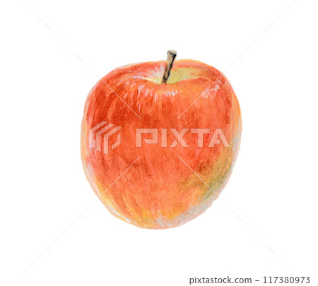 用水彩畫的蘋果 用水彩畫的蘋果 117380973