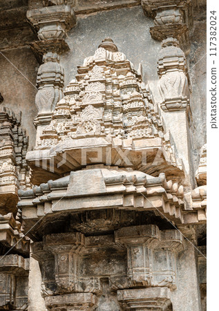 Part of the Harihareshwara temple in Harihar, India 117382024