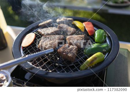 BBQ at camp 117382090